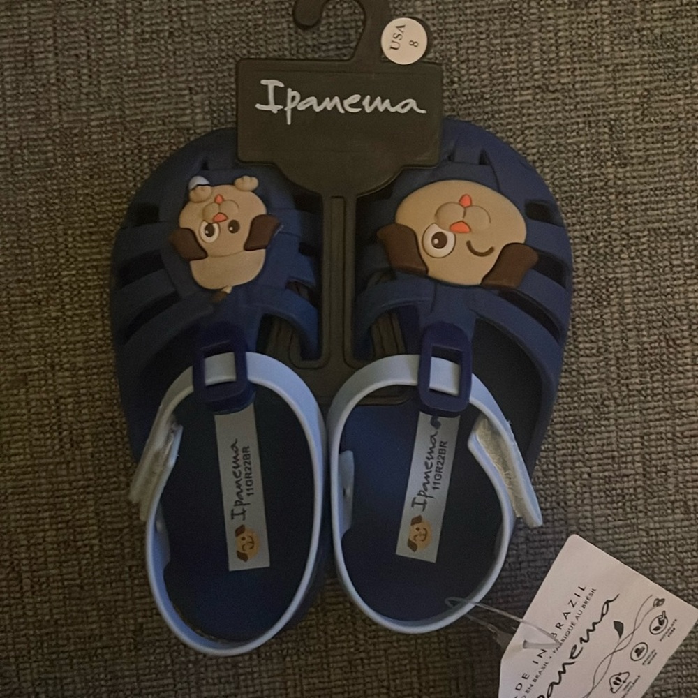 Ipanema Size 8 Toddler Boys Sandals NWT